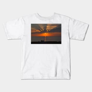 Carlsbad Pacific Ocean Sunset Kids T-Shirt